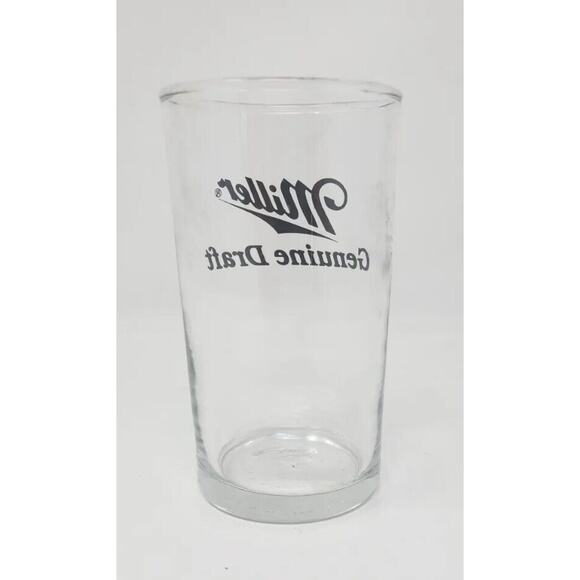 Vintage Miller Genuine Draft Beer Glass 6oz 4.5" x 2.5" Taster Glass MS1 - Picture 3 of 5